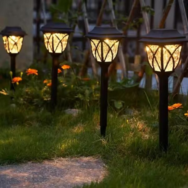 Outdoor Light | Combo Pack of 8 | Solar Powered LED | Soft Ambient Light | Pathway | Outdoor | Garden | Battery Powered | Decoration | Walkways | Driveways | Landscaping.