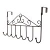 Over The Door Hanger Rack 7 Hooks Decorative Ognazier Hook Over The Door Hanger Rack 7 Hooks Decorative Ognazier Hook (1 Pc)