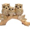 # Owl Family -Set of 3- Brown Color showpiece for Home Decor/Gift Item/Desk/Study Table/Office