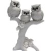 # Owl Family on Tree -Set of 3- Biege Color showpiece for Home Decor/Gift Item/Desk/Study Table/Office