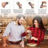 P-Plus-International-Pepper-Grinder-or-Salt-Shaker-for-Professional-Chef-Best-Spice-Mill-with-Brushed-Stainless-Steel-Special-Mark-Ceramic-Blades-and-Adjustable-Coarseness-Tall-Pack-1.jpg P-Plus International Pepper Grinder or Salt Shaker for Professional Chef - Best Spice Mill with Brushed Stainless Steel, Special Mark, Ceramic Blades and Adjustable Coarseness (Tall Pack 1)