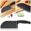 PANCA-Black-Crinkle-Knife-for-Vegetables-Fruits-Wavy-Cutter-for-Potatoes-Salad-French-Fries-Chips-Non-Stick-Stainless-Steel-Blade-with-Ergonomic-Handle.jpg PANCA Black Crinkle Knife for Vegetables & Fruits | Wavy Cutter for Potatoes, Salad, French Fries & Chips | Non-Stick Stainless Steel Blade with Ergonomic Handle