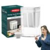 PANCA Hung Curd Strainer Box | Curd Maker and Greek PANCA Hung Curd Strainer Box | Curd Maker and Greek Yogurt Maker - 1100ml Fine Mesh Strainer with Lid | Multifunctional Yoghurt Filter (White)