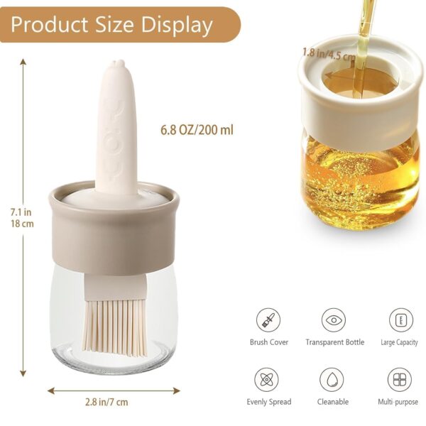 PANCA-Oil-Dispenser-Bottle-With-Silicone-Brush-200ML-Leakproof-Transparent-Jar-for-Cooking-Baking-BBQ-Versatile-Container-With-Brush-Yellow.jpg PANCA Oil Dispenser Bottle With Silicone Brush 200ML - Leakproof Transparent Jar for Cooking, Baking, BBQ | Versatile Container With Brush (Yellow)
