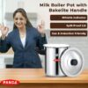 PANCA-Stainless-Steel-Milk-Boiler-Spill-Proof-Milk-Boiler-Pot-with-Bakelite-Handle-Whistle-Indicator-Lid-Gas-Induction-Friendly-Double-Boiler-1-Litre.jpg PANCA Stainless Steel Milk Boiler | Spill-Proof Milk Boiler Pot with Bakelite Handle, Whistle Indicator & Lid | Gas & Induction Friendly Double Boiler (1 Litre)