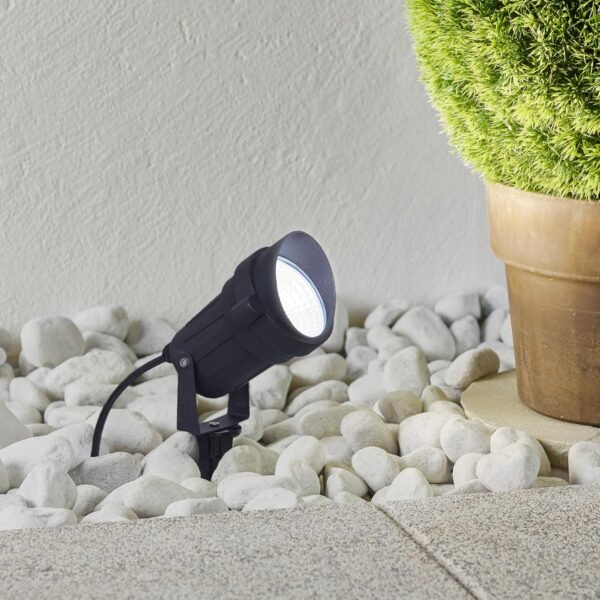 PHILIPS 10W Garden Spike Light | IP65 Water Resistant and Adjustable Garden Spike Light for Home Decoration | Warm White, Pack of 1