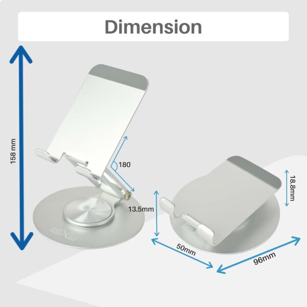 PLIXIO-Smartphone-Stand-Mobile-Stand-Tabletop-Lightweight-Aluminum-Foldable-Adjustable-Height-Smartphone-Stand-Aluminum-Alloy-Stepless-360°-Rotation-Adjustment-Foldable.jpg PLIXIO Smartphone Stand, Mobile Stand, Tabletop, Lightweight, Aluminum, Foldable, Adjustable Height, Smartphone Stand, Aluminum Alloy, Stepless 360° Rotation Adjustment, Foldable