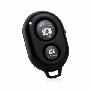 POPIO Bluetooth Remote Shutter Button for Selfie Stick Tripod | POPIO Bluetooth Remote Shutter Button for Selfie Stick Tripod | Wireless Camera Controller Clicker Compatible with Android & iOS Smartphones