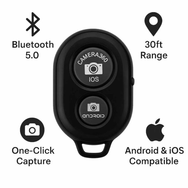 POPIO-Bluetooth-Remote-Shutter-Button-for-Selfie-Stick-Tripod-Wireless-Camera-Controller-Clicker-Compatible-with-Android-iOS-Smartphones.jpg POPIO Bluetooth Remote Shutter Button for Selfie Stick Tripod | Wireless Camera Controller Clicker Compatible with Android & iOS Smartphones