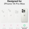 PULOKA - 2 in 1 Flip Cover for iPhone 14 Pro Max - Protective Case with Card & Cash Pockets - Detachable Flip Case, Kickstand & Magnetic Closure - Profesional & Premium Leather Finish Look -Brown