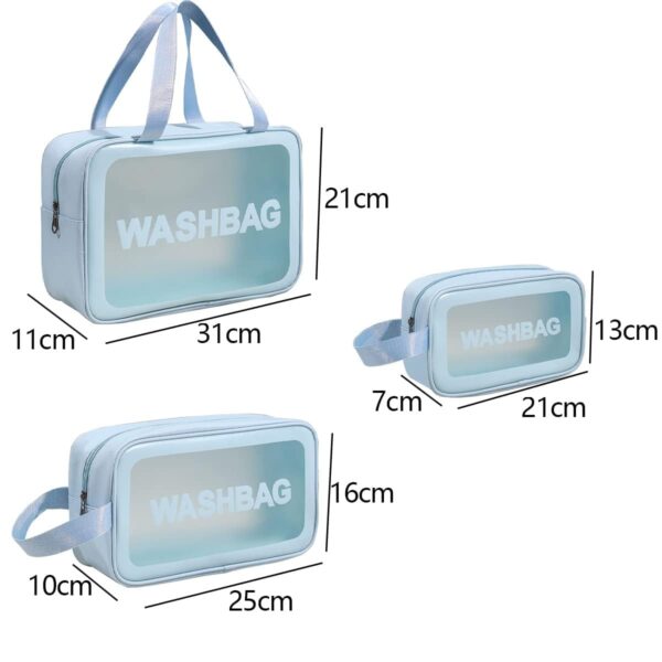 PVC-Makeup-Bag-Travel-Toiletries-Organizer-Cosmetic-Bags-Wash-Bag-Pouch-for-Travel-Kit-Toiletry-Bag-Portable-Organizer-Case-Carry-Pouch-for-Women-Bathroom-Set-of-3-Multi-Colors.jpg PVC Makeup Bag Travel Toiletries Organizer Cosmetic Bags Wash Bag Pouch for Travel Kit Toiletry Bag Portable Organizer Case Carry Pouch for Women Bathroom Set of 3 (Multi-Colors)