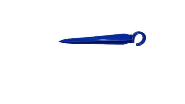 Pack of 500 Pieces | 16mm Lateral Hold stakes 16 Pack of 500 Pieces | 16mm Lateral Hold stakes 16 OD| UV-Stabilized Drip Irrigation Hook–Blue Plastic 'C' Clip Stake for Pipe Support, Greenhouse & Nursery Use| Drip Irrigation Hook| Heavy quality