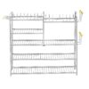 Palomino Wall Mount Kitchen Utensils Dish Rack | Stainless Steel Utensil Stand with Plate & Cutlery Holder (31 X 30 Inches) | Kitchen Shelves Organizer | Hanging