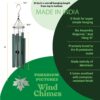 Paradigm Pictures Big 34 Inch Big Wind Chimes for Home Decor | Vastu Feng Shui Positive Energy Items | Home Decoration Hanging for Balcony, Garden & Indoor Outdoor Spaces
