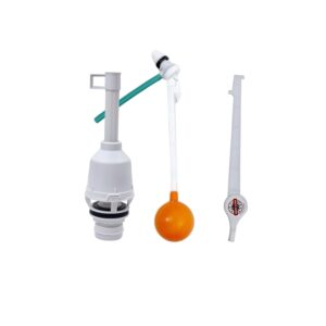 Parryware Slimline Tank Syphon Set- Outlet & Inlet Assembly with Parryware Slimline Tank Syphon Set- Outlet & Inlet Assembly with knob | E618361099