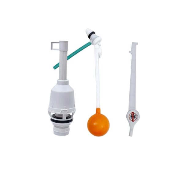 Parryware Slimline Tank Syphon Set- Outlet & Inlet Assembly with Parryware Slimline Tank Syphon Set- Outlet & Inlet Assembly with knob | E618361099