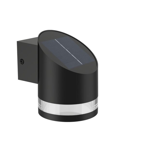 Philips Lighting Fyve Oudoor Solar Path Light, 1.5W, 2700K, Black, IP44 Weatherproof