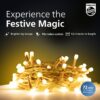 Philips Starlit 12 Meter 72 LEDs String Light for Decoration | Festival LED String Light for Home| Warm White, Pack of 1,Polycarbonate, for Diwali, Ganesh Chaturthi, Christmas