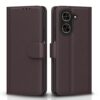 Pikkme Flip Cover for Poco C71 / Redmi A5 Leather Pikkme Flip Cover for Poco C71 / Redmi A5 Leather Finish | Inside TPU with Card Pockets | Wallet Stand and Shock Proof | Complete Protection Flip Case(Coffee)