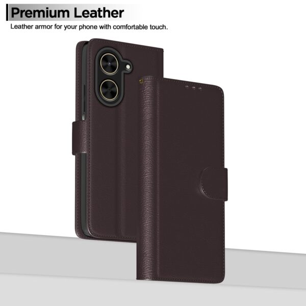 Pikkme-Flip-Cover-for-Poco-C71-Redmi-A5-Leather-Finish-Inside-TPU-with-Card-Pockets-Wallet-Stand-and-Shock-Proof-Complete-Protection-Flip-CaseCoffee.jpg Pikkme Flip Cover for Poco C71 / Redmi A5 Leather Finish | Inside TPU with Card Pockets | Wallet Stand and Shock Proof | Complete Protection Flip Case(Coffee)