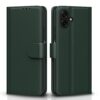 Pikkme Flip Cover for Samsung Galaxy F70e 5G | M07 Pikkme Flip Cover for Samsung Galaxy F70e 5G | M07 | F07 | A07 | A07 5G | Leather Finish | Card Slots | Wallet Stand | Shockproof Protection Flip Case (Green)