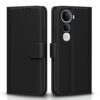 Pikkme Flip Cover for Vivo Y400 Pro 5G| Leather Finish | Shockproof with Card Pockets & Wallet Stand | Ultimate Protection Case (Black)
