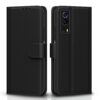 Pikkme IQOO Z3 5G Flip Case Leather Finish | Inside Pikkme IQOO Z3 5G Flip Case Leather Finish | Inside TPU with Card Pockets | Wallet Stand and Shock Proof | Magnetic Closing | Complete Protection Flip Cover for IQOO Z3 5G (Black)