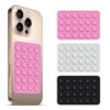 Pikkme Octopus Suction Phone Holder Silicone Back Cover| Hands-Free Anti-Slip Fidget Toy | Mirror/Phone Holder for Videos & Selfies | Mobile Bumper Case Multicolor (Pack of 3)