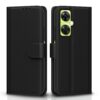 Pikkme OnePlus Nord Ce 3 Lite 5G Flip Cover Leather Pikkme OnePlus Nord Ce 3 Lite 5G Flip Cover Leather Finish | Inside TPU with Card Pockets | Wallet Stand and Shock Proof | Complete Protection Flip Case (Black)