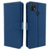 Pikkme Oppo A15 / A15s Flip Cover Magnetic Leather Wallet Pikkme Oppo A15 / A15s Flip Cover Magnetic Leather Wallet Case Shockproof TPU for Oppo A15 / A15s (Blue)