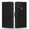 Pikkme Samsung Galaxy A21s Flip Case Leather Finish | Inside Pikkme Samsung Galaxy A21s Flip Case Leather Finish | Inside TPU with Card Pockets | Wallet Stand and Shock Proof | Magnetic Closing | Complete Protection Flip Cover for Samsung Galaxy A21s (Black)