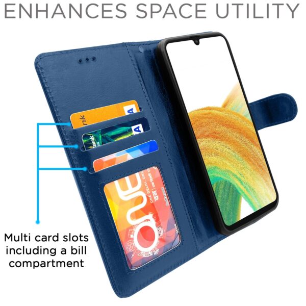 Pikkme-Samsung-Galaxy-A33-5G-Flip-Cover-PU-Leather-Finish-360-Protection-Wallet-Stand-Strong-Magnetic-Flip-Case-for-Samsung-Galaxy-A33-5G-Blue.jpg Pikkme Samsung Galaxy A33 5G Flip Cover | PU Leather Finish | 360 Protection | Wallet & Stand | Strong Magnetic Flip Case for Samsung Galaxy A33 5G (Blue)