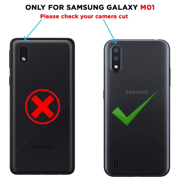 Pikkme Samsung Galaxy M01 Flip Case Leather Finish | Inside TPU with Card Pockets | Wallet Stand and Shock Proof | Magnetic Closing | Complete Protection Flip Cover for Samsung Galaxy M01 (Blue)