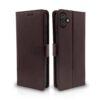 Pikkme Samsung Galaxy M13 5G Flip Case Leather Finish | Inside TPU with Card Pockets | Wallet Stand | Magnetic Closing | Complete Protection Flip Cover for Samsung Galaxy M13 5G (Coffee)