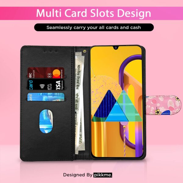 Pikkme-Samsung-Galaxy-M30s-M21-M21-2021-Flip-Cover-for-Girls-Leather-Finish-Inside-TPU-with-Card-Pockets-Wallet-Stand-and-Shock-Proof-Complete-Protection-Flip-Case-Pink-Flower.jpg Pikkme Samsung Galaxy M30s / M21 / M21 (2021) Flip Cover for Girls Leather Finish Inside TPU with Card Pockets Wallet Stand and Shock Proof | Complete Protection Flip Case (Pink Flower)
