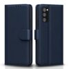 Pikkme Samsung Galaxy S20 FE / S20 FE 5G Flip Pikkme Samsung Galaxy S20 FE / S20 FE 5G Flip Case Leather Finish | Inside TPU with Card Pockets | Wallet Stand and Shock Proof | Magnetic Closing | Complete Protection Flip Cover (Blue)