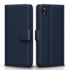 Pikkme Vivo Y91i Flip Case Leather Finish | Inside TPU with Card Pockets | Wallet Stand and Shock Proof | Magnetic Closing | Complete Protection Flip Cover for Vivo Y91i (Blue)