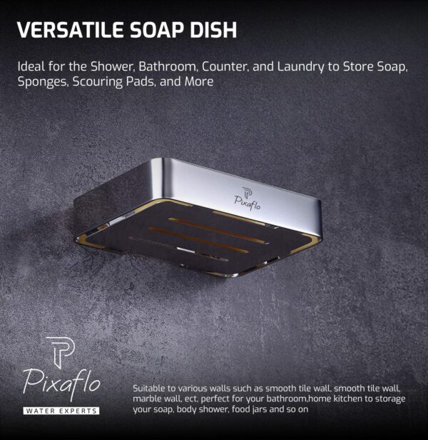 Pixaflo-Stainless-Steel-304-Grade-Bathroom-Soap-HolderSoap-StandSoap-Dish-Wall-Mounted-Durable-Anti-Rust-Sleek-Black-Finish-Bathroom-Accessories-Chrome.jpg Pixaflo Stainless Steel 304 Grade Bathroom Soap Holder/Soap Stand/Soap Dish | Wall-Mounted | Durable | Anti-Rust | Sleek Black Finish | Bathroom Accessories | Chrome
