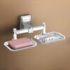 Plantex Stainless Steel 304 Grade Darcy Soap Holder for Bathroom/Soap Plantex Stainless Steel 304 Grade Darcy Soap Holder for Bathroom/Soap Dish/Bathroom Soap Stand/Bathroom Accessories(Chrome) - Pack of 1
