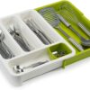 Plastic Expandable 3-in-1 Utility Cabinet Drawer Dividers Organizer Tray Holder Plastic Expandable 3-in-1 Utility Cabinet Drawer Dividers Organizer Tray Holder for Kitchen Cutlery, Bathroom Accessories, Office Supplies and Cosmetics,Stationary Storage Tray -Multicolor