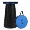 Portable Telescopic Stool, 2nd Generation Folding Stool Camping Lightweight Stool for Outdoor Camping BBQ Fishing Hiking Gardening Indoor, Maximum Load 397 lb