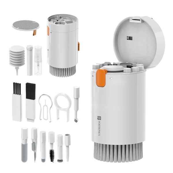 Portronics Clean G 20 in 1 Multipurpose Device Cleaner Cleaning Portronics Clean G 20 in 1 Multipurpose Device Cleaner Cleaning Kit for Laptops, Smartphones, Keyboards, Desktop & Earphones(White)