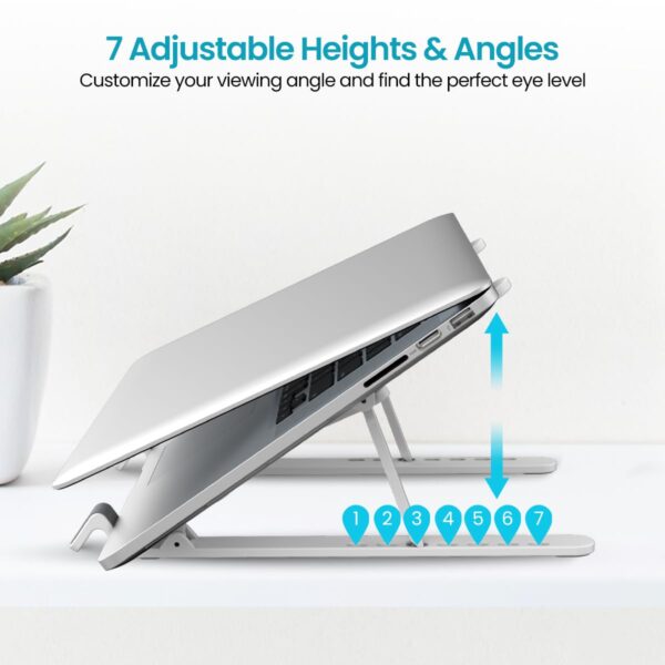 Portronics-My-Buddy-K-Lite-Foldable-Laptop-Stand-with-Adjustable-Heights-Anti-Slip-Silicone-Pads-Collapsible-Design-5-kg-Max-Weight-ABS-Build-Portable-Lightweight-Holder-Riser-White.jpg Portronics My Buddy K Lite Foldable Laptop Stand with Adjustable Heights, Anti-Slip Silicone Pads, Collapsible Design, 5 kg Max Weight, ABS Build, Portable & Lightweight Holder Riser (White)