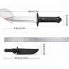 Premium Carbon Steel Kitchen Knife with Protective Cover | Sharp Black Utility Knife for Cutting Fruits, Vegetables & Meat | Ergonomic Handle (Silver)