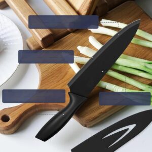 Premium Stainless Steel Kitchen Knife Set | 6-Piece Non-Stick Chef Knives with Protective Sheaths | Multipurpose Cooking Knives