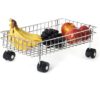 Premium Stainless Steel Single Layer Kitchen Trolley Rack with Wheels Premium Stainless Steel Single Layer Kitchen Trolley Rack with Wheels – Modern Multipurpose Vegetable & Fruit Storage Stand, Heavy-Duty Rolling Organizer for Home & Kitchen