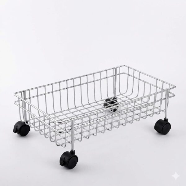 Premium-Stainless-Steel-Single-Layer-Kitchen-Trolley-Rack-with-Wheels-–-Modern-Multipurpose-Vegetable-Fruit-Storage-Stand-Heavy-Duty-Rolling-Organizer-for-Home-Kitchen.jpg Premium Stainless Steel Single Layer Kitchen Trolley Rack with Wheels – Modern Multipurpose Vegetable & Fruit Storage Stand, Heavy-Duty Rolling Organizer for Home & Kitchen