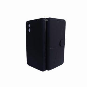 Premium Wallet Case for Samsung Galaxy A06, Leather Flip Cover Premium Wallet Case for Samsung Galaxy A06, Leather Flip Cover with Card Slots, Cash Pocket, Table Stand, Black