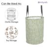 PrettyKrafts-45L-Cotton-Outline-Printed-Round-Foldable-Large-Laundry-BagBasket-With-Handle-Collapsible-Freestanding-Cloth-Storage-Organizer-for-Bedroom-Bathroom-36x36x45cm-Grey-Set-of-1.jpg PrettyKrafts 45L Cotton Outline Printed Round Foldable Large Laundry Bag/Basket With Handle, Collapsible Freestanding Cloth Storage Organizer for Bedroom, Bathroom (36x36x45cm, Grey, Set of 1)