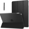 ProElite Faux Leather Smart Flip Case Cover for Apple iPad ProElite Faux Leather Smart Flip Case Cover for Apple iPad 10.2" 9th Gen (2021) / 8th Gen / 7th Gen with Stylus Pen, Black